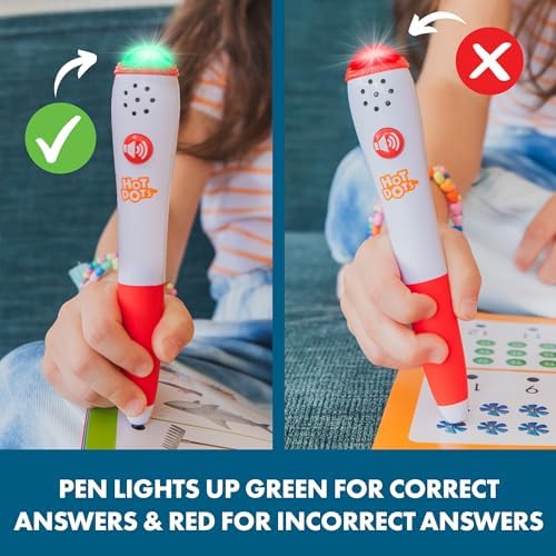 Educational Insights Hot Dots Kindergarten Essentials: Reading & Math Workbook - Kindergarten Workbooks with Interactive Pen, Homeschool Learning Books, Build Reading Fluency and Math Skills, Ages 5+ - Image 3