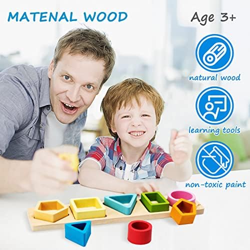 Symdiro Montessori Toys for 1-3 Year Old Boys & Girls, Sensory Learning Set - Image 6