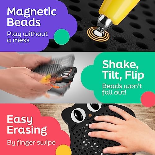 Magnetic Drawing Board for Kids & Toddlers, Airplane & Car Ride Travel Toy - Image 4