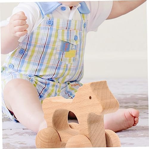 Baby Wooden Push Car Toy for Toddlers and Infant Grasping - Image 3