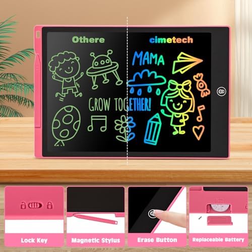 cimetech LCD Writing Tablet, 12 Inch Drawing Pad Doodle Board for Kids - Image 5