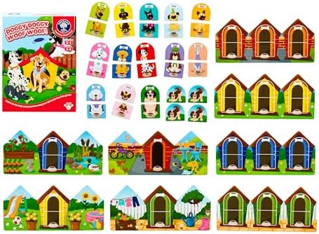 Doggy Doggy Woof Woof. Matching Game for Ages 2-6. Ideal for Developing Memory, with 2 Ways to Play. for 2-4 Players. - Image 2