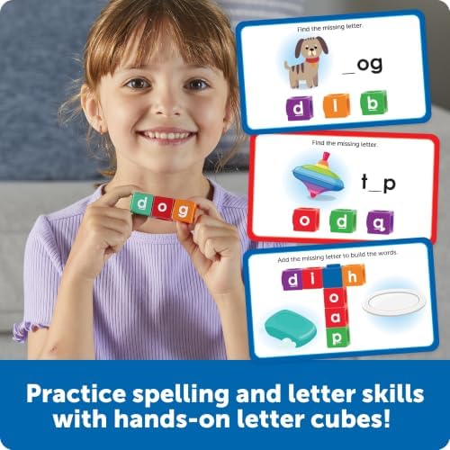Learning Resources AlphaLink Cubes Activity Set - Image 2