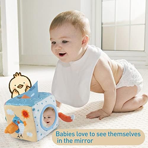 Twefex Baby Tissue Box Toy, Montessori Toy for Babies 6-12 Months, Tissue Box Baby Sensory Toys for 1 Year Old Boy Girl, Early Learning Baby Infant Toys 6-12 Months - Image 3