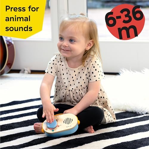 Baby Einstein + Hape Discovery Radio Toy Radio with Music & Lights, Ages 6 Months+ - Image 2