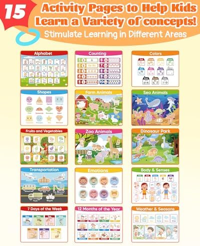 Walenced Busy Book for Toddlers 3 4 5 Year, Preschool Learning Activities - Image 2