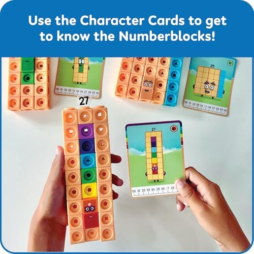 hand2mind MathLink Cubes Numberblocks 21-30 Activity Set, Ages 3+ - Image 6