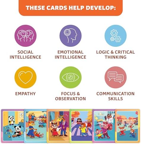 Who What Why Conversation Cards for Kids, Speech Therapy Materials, Ages 4+ - Image 6