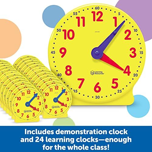 Learning Resources Big Time Classroom Clock Kit - Image 6