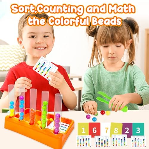 Counting and Color Sorting Toy, Preschool Kindergarten Learning Activities - Image 6