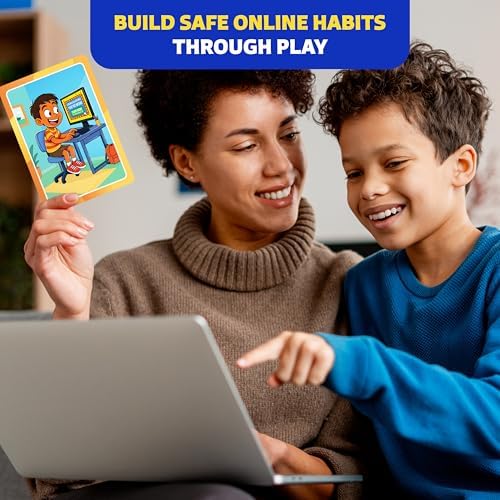Who What Why Online Safety Conversation Cards for Kids, SEL Game - Image 5