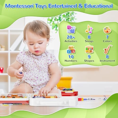 MFEESYOB Montessori Toys for 1 Year Old Boy Girl, Toddler Busy Board - Image 2