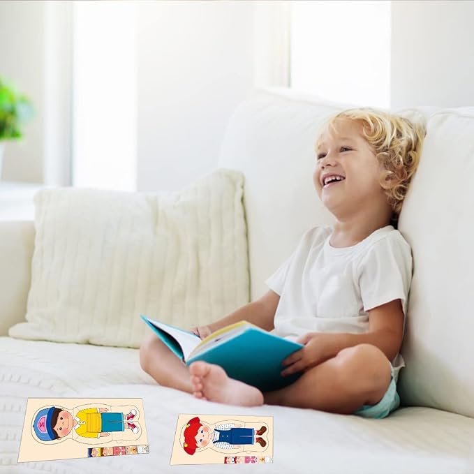 Childrens Human Body Puzzle Thickened Body Organ Learning Game, Sturdy Educational Toy for Boys Girls, 15 * 2 * 30cm Size (#1) - Image 5