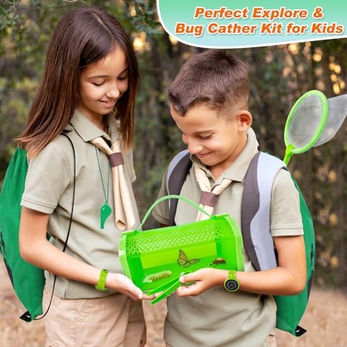 Bug Catcher Kit & Outdoor Explorer Kit for Kids, 10 Pcs Bug Catching Kit - Image 6