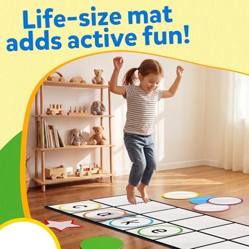 Elkonin Box Floor Mat Activity Set,Kindergarten Learning Activities,Phonemic Awareness & Phonics Games,Science of Reading Special Education,Preschool Classroom Must Haves for Active Play Gross Motor - Image 3