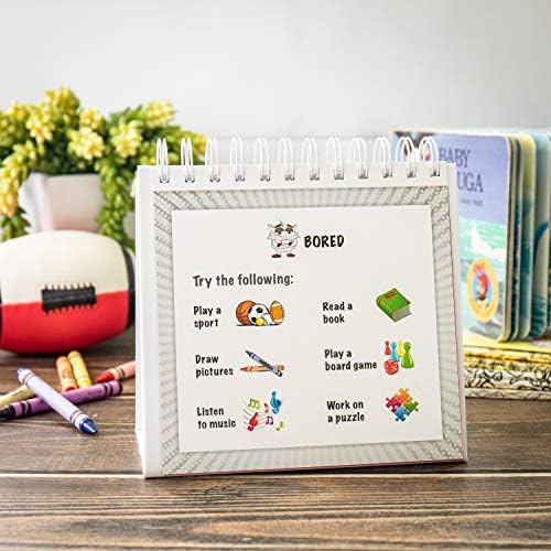 The Original Mood Flipbook for Kids; 20 Different Moods/Emotions; Autism; ADHD; Help Kids Identify Feelings and Make Positive Choices; Laminated Pages (Monster Flipbook) - Image 3