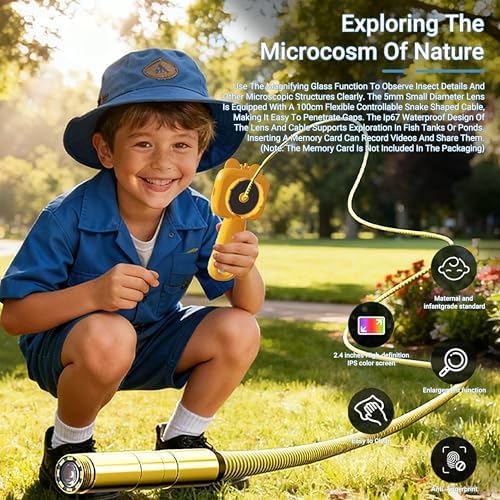 Kids Borescope Snake Camera Toy with Light, for Boys Girls Ages 4+ - Image 5
