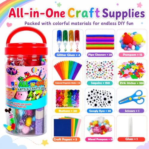 FUNZBO Arts and Crafts Supplies for Kids - Back to School Supplies - Image 2