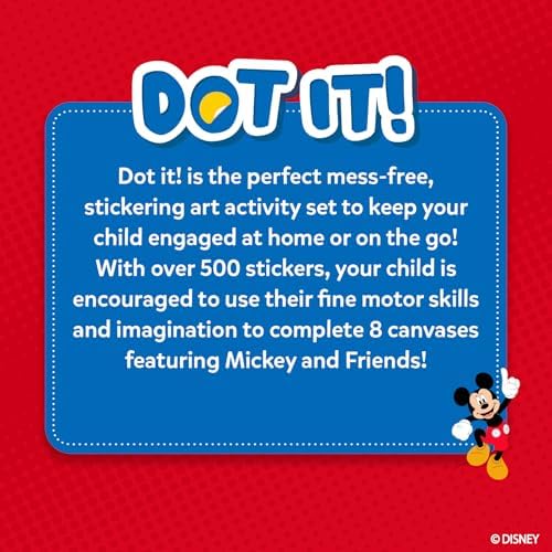 Skillmatics Dot It Sticker Art – Disney Mickey & Friends, Mess-Free Fun - Image 6