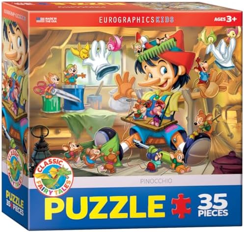 EuroGraphics 35-Piece Classicic Fairy Tales Pinocchio Puzzle by EuroGraphics