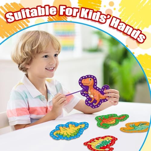 Lacing Cards,Sewing Kit for Kids,Fine Motor Toys,Classroom Must Haves - Image 3