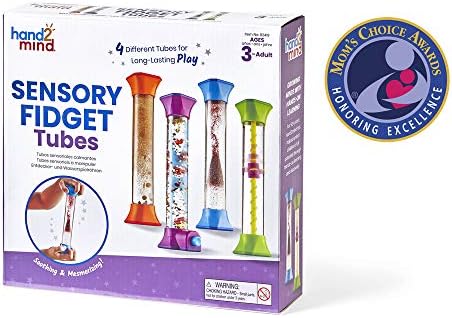 hand2mind Sensory Fidget Tubes, Sensory Toys, Travel Toys, Quiet Fidgets for Classroom, Calm Down Corner Supplies, Anxiety Relief Items for Kids, Toddler Stocking Stuffers, for Kids - Image 6