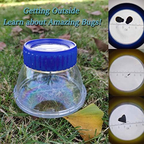 5X Magnifier Bug Viewer, Bugs Habitat Magnifying Bug Jar for Kids - Image 4