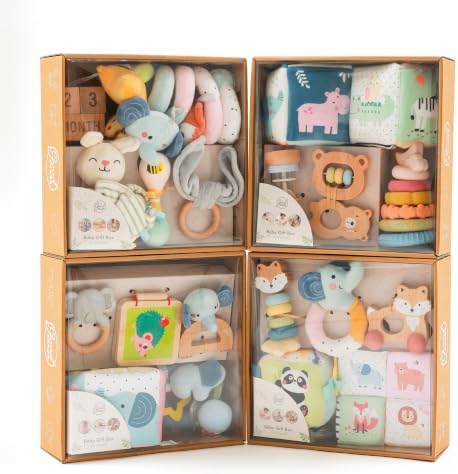 Goodevas Baby Gift Box 0-12 Months – Montessori-Inspired, for Boys & Girls by GOODEVASLLC