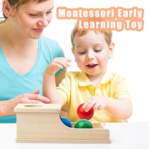 Montessori Toys for 1 Year Old, Ball Drop Toy, Object Permanence Box - Image 6
