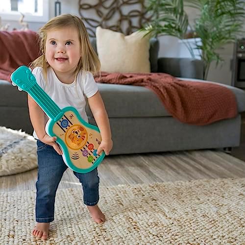 Baby Einstein Sing & Strum Magic Touch Ukulele Wooden Musical Toy, Ages 6 Months+, Multicolored - Image 4
