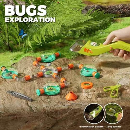 Bug Catcher for Kids – Bug Catching Kit with Modular Bugs Maze, Bug Terrarium for Kids, STEM Outdoor Science Toy & Bug Farm for Kids Ages 4–8 - Image 4