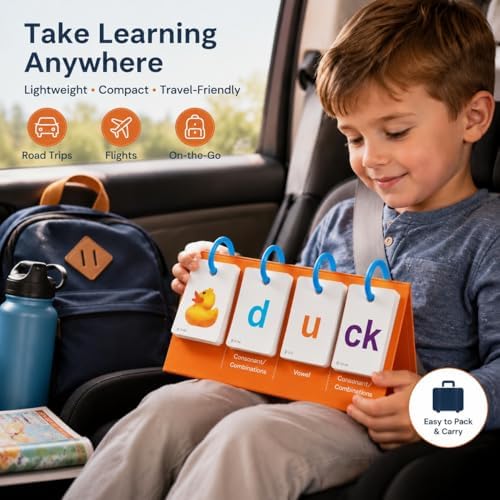 Alened Phonics Flash Cards, Sight Words Flash Cards Kindergarte Kids 3-8 - Image 6