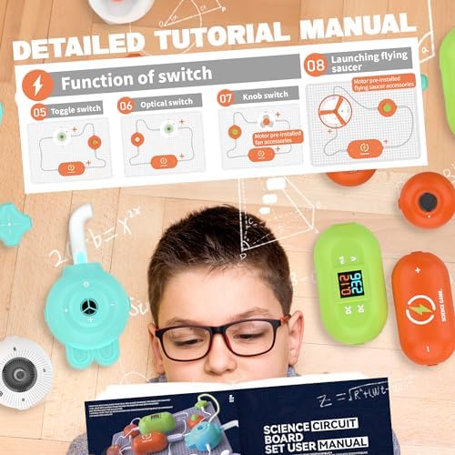 SMILESSKIDDO Science Kits Electronics STEM Kit 420+ Projects 35 Parts - Image 5