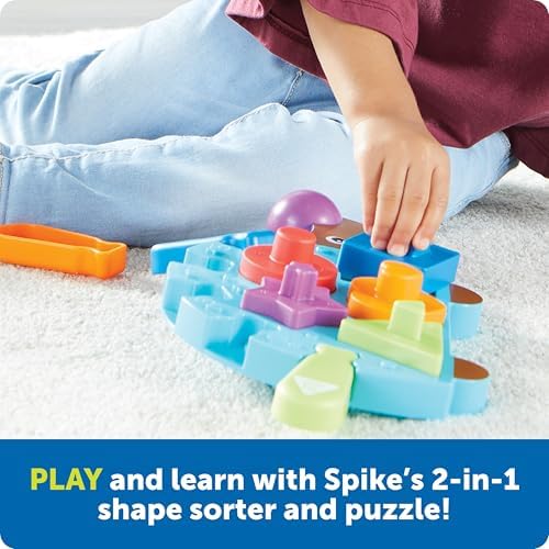 Learning Resources Spike the Fine Motor Hedgehog Puzzle Playmate - Image 3
