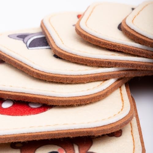Felt Matching Game for Ages 2–4 – Soft and Safe for Ages 1+ – Montessori Memory Game – Sensory Flash Cards – Best Educational Gift for Ages 1–3 - Woodland Animal Theme - Image 4