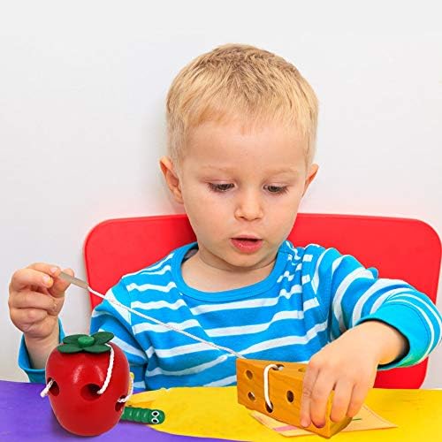 Sealive Early Development Wooden Lacing Toys, Montessori Activity - Image 4