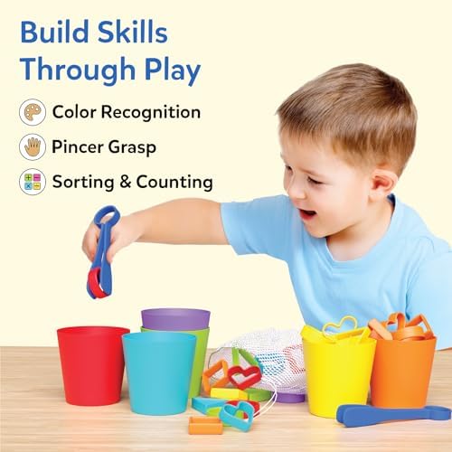 Skillmatics Silicone Rainbow Sorting Game – Learning & Educational Toy - Image 3
