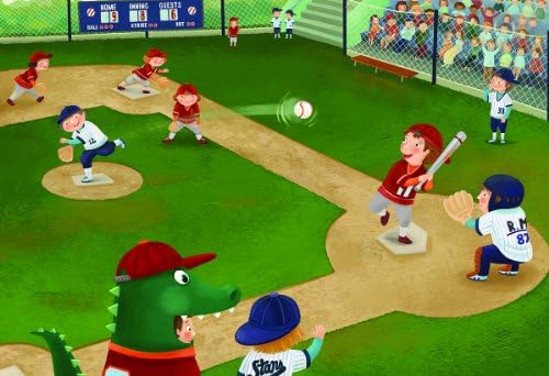 EuroGraphics Baseball Junior League 60 Piece Puzzle - Image 2