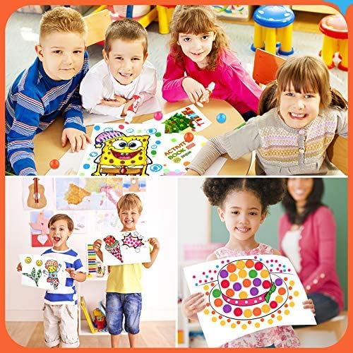 Soucolor 16-Pack Washable Dot Markers for Kids & Toddlers,8 Vibrant Colors - Image 7
