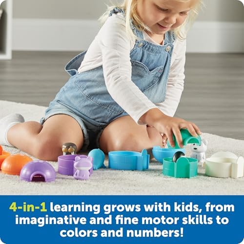 Learning Resources Sort & Seek Polar Animals - 15 Pieces, Age 18+ Months Toddler Learning Activities, Educational Toys, Educational Toy Set Color, Teaching Toys - Image 4