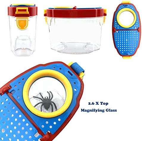 Bug Catcher Kit, Kids Bug Collection Kit, Outdoor Nature Explorer Kit with Tweezers, Magnifying Glass, Science Educational Kit, Bug Observation Container for Boys and Girls - Image 3