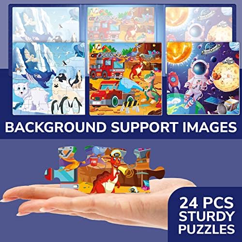 Magnetic Puzzles for Toddlers 3-5 - Kids Travel Toys for Boys and Girls - Image 4