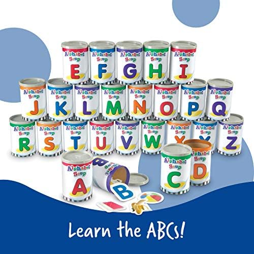 Learning Resources Alphabet Soup Sorters - 208 Pieces, Ages 3+, Early Phonics Manipulatives, ABCs, Alphabet Awareness & Recognition, Alphabet Soup Games - Image 2