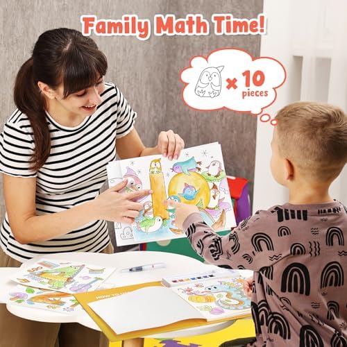 JoyCat Paint with Water Coloring Books for Toddlers (Numbers) - Image 4