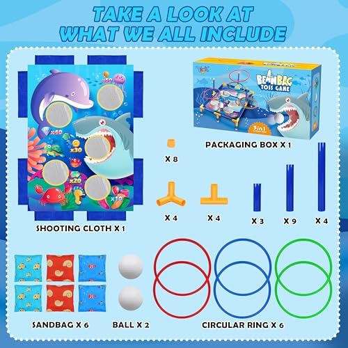 Animal Bean Bag Toss Game Toy Outdoor Toss Game - Image 3