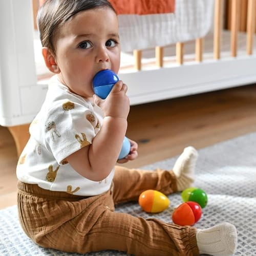 HABA Fun with Sounds Wooden Eggs - 5 Acoustic Sounds, Made in Germany, Kids Musical Instruments, Toddler Sensory Toys Montessori Toys for 2 yrs+ - Image 5
