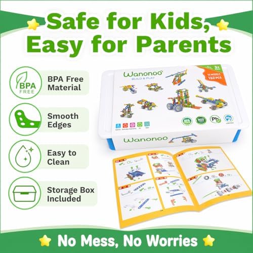 12 in 1 STEM Toys for 4 5 6 7 8+ Year Old Boy Girl Birthday Gifts Building Toys for Kids Ages 4-8 5-7 6-8 Educational Stem Activities for Boys 4-6 8-10 Construction Creative Games Holiday Idea Gift - Image 6