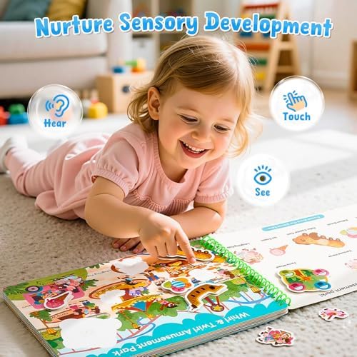 JoyCat Daily Life Busy Book for Toddlers Ages 3-5, English - Image 2