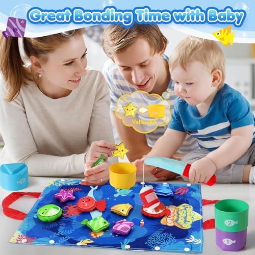 Montessori Toys for 1-2 Years Old Boy Girl, Birthday Gift, Fishing Game - Image 6