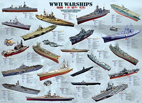World War II Warships Puzzle, 500-Piece - Image 2